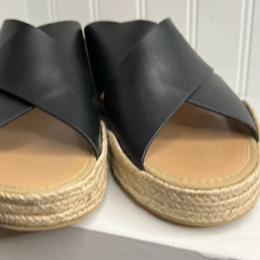 Aquatalia Womens Marina Black Espadrilles Size 11 (7611939) - Picture 4 of 10